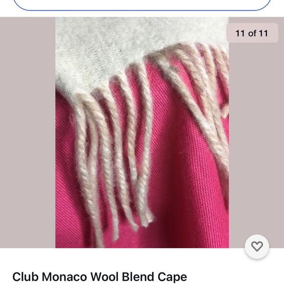 Club Monaco Wool Cape - Picture 11 of 11